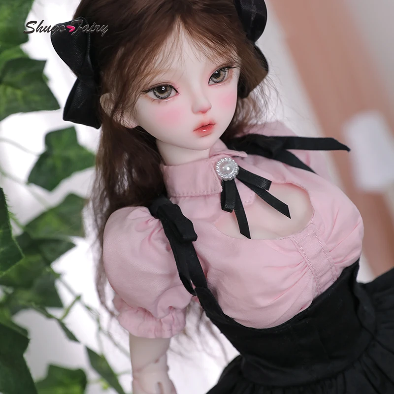 Shugafairy Joan 1/4 BJD - Corpo de dançarina de anime com uniforme escolar Kawaii |   Conjunto completo de figuras curvas articuladas