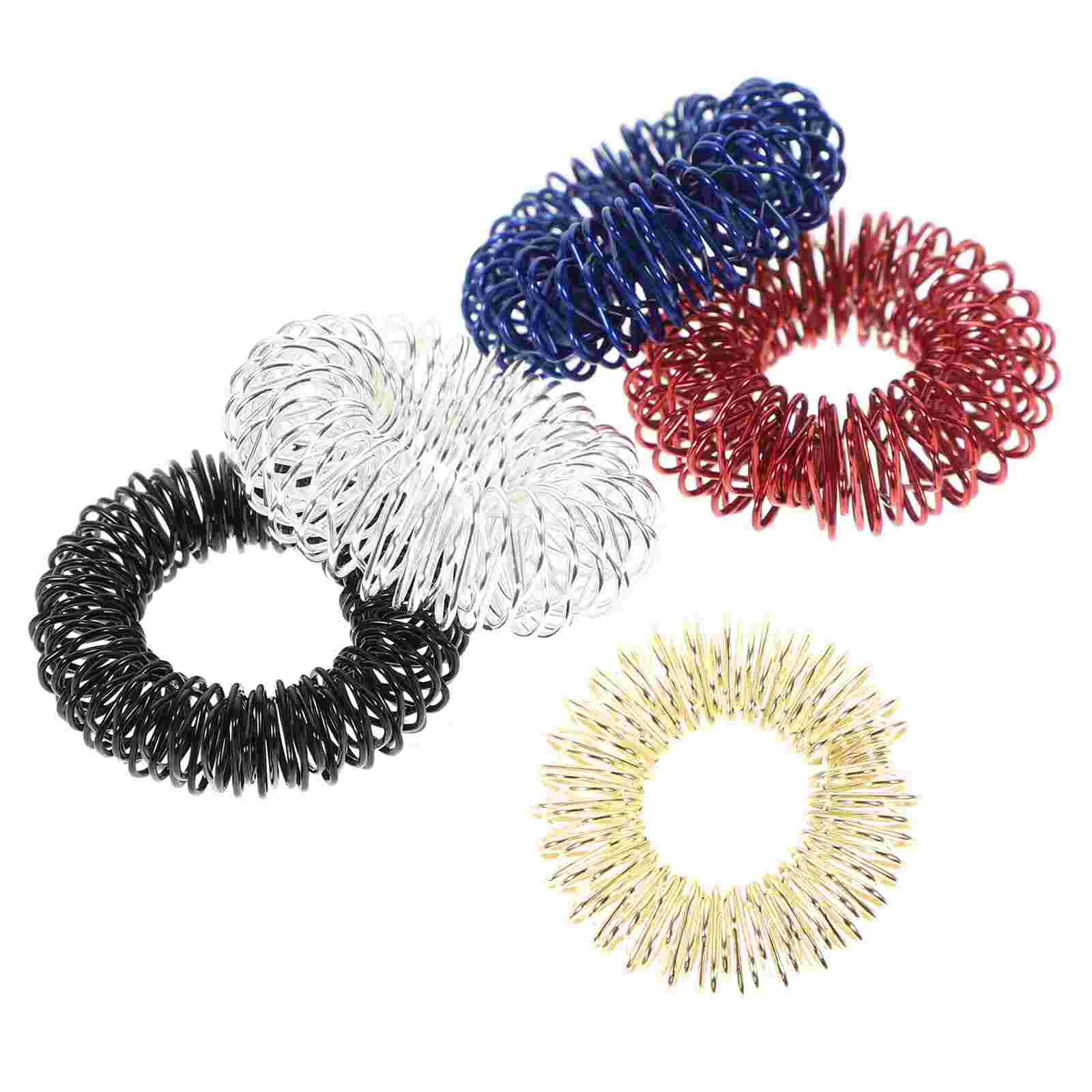 

5 Pcs Chinese Style Child Bracelets Medicine Massage Ring Fidget Sensory Toys Fidgets for Kids with Adhd