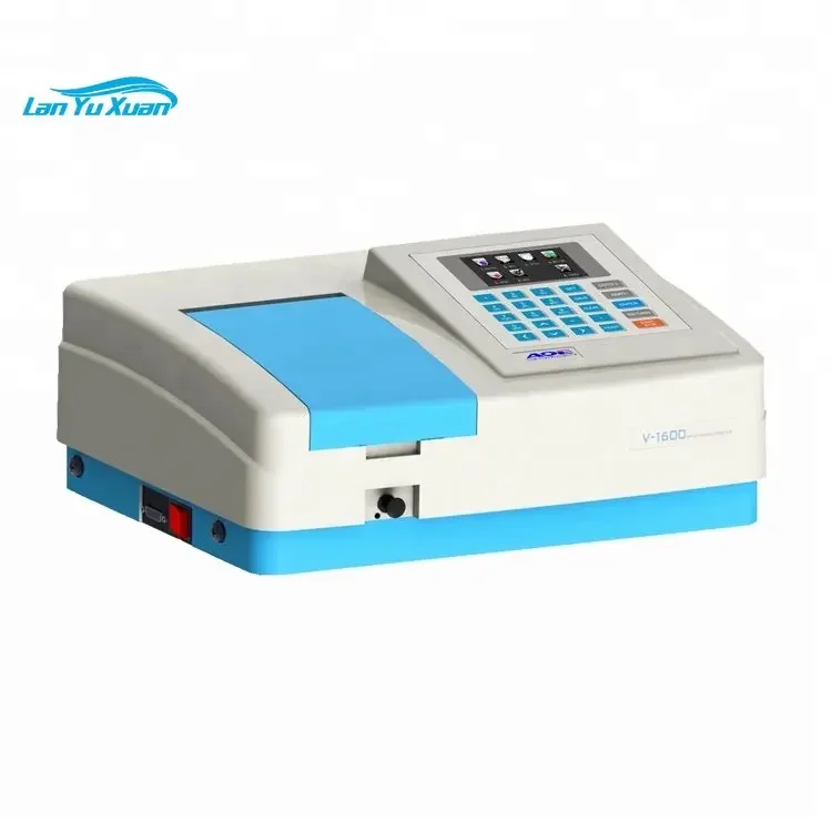 

Портативный спектрометр UV-1600PC с большим экраном, видимый УФ-спектрофотометр с модернизированной PCsoftware
