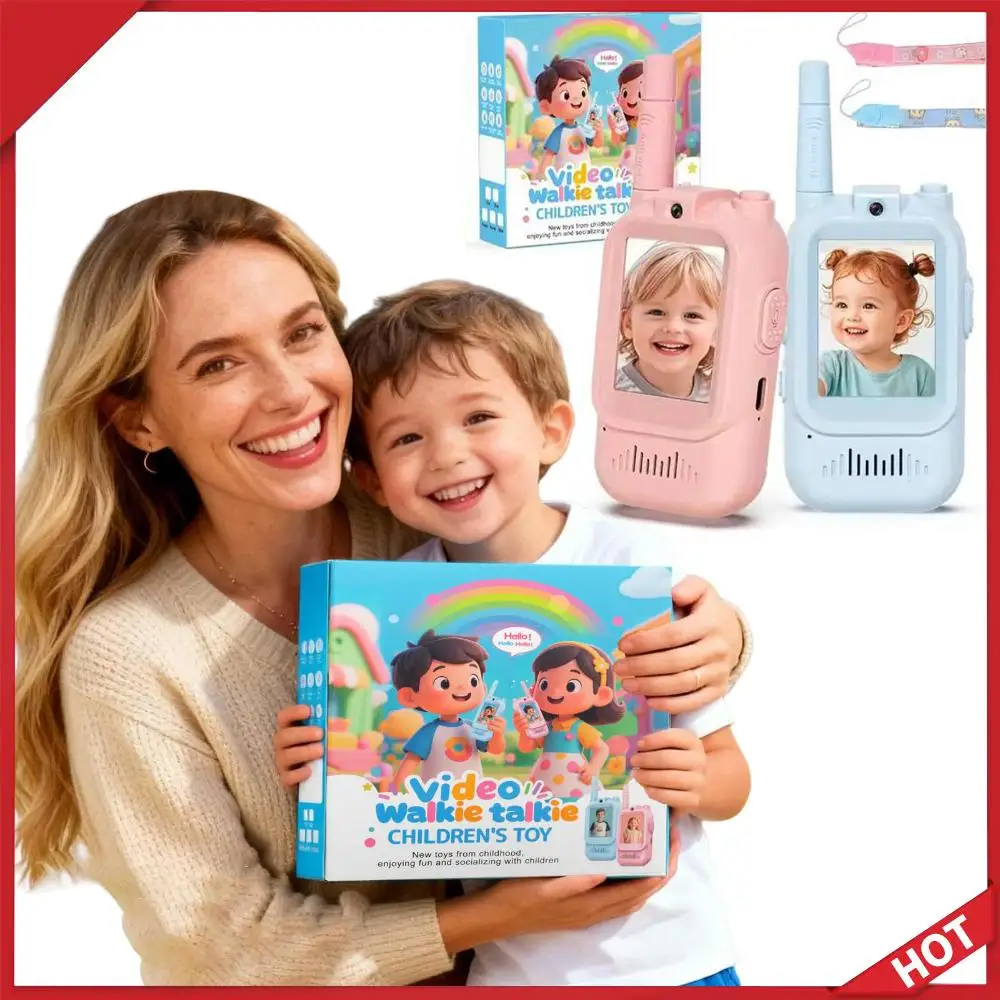 

2Pcs Walkie Talkie Children Toy Long Rang Wireless Interphone Parent-Child Interaction Intercom Communication Toys For Kids Gift