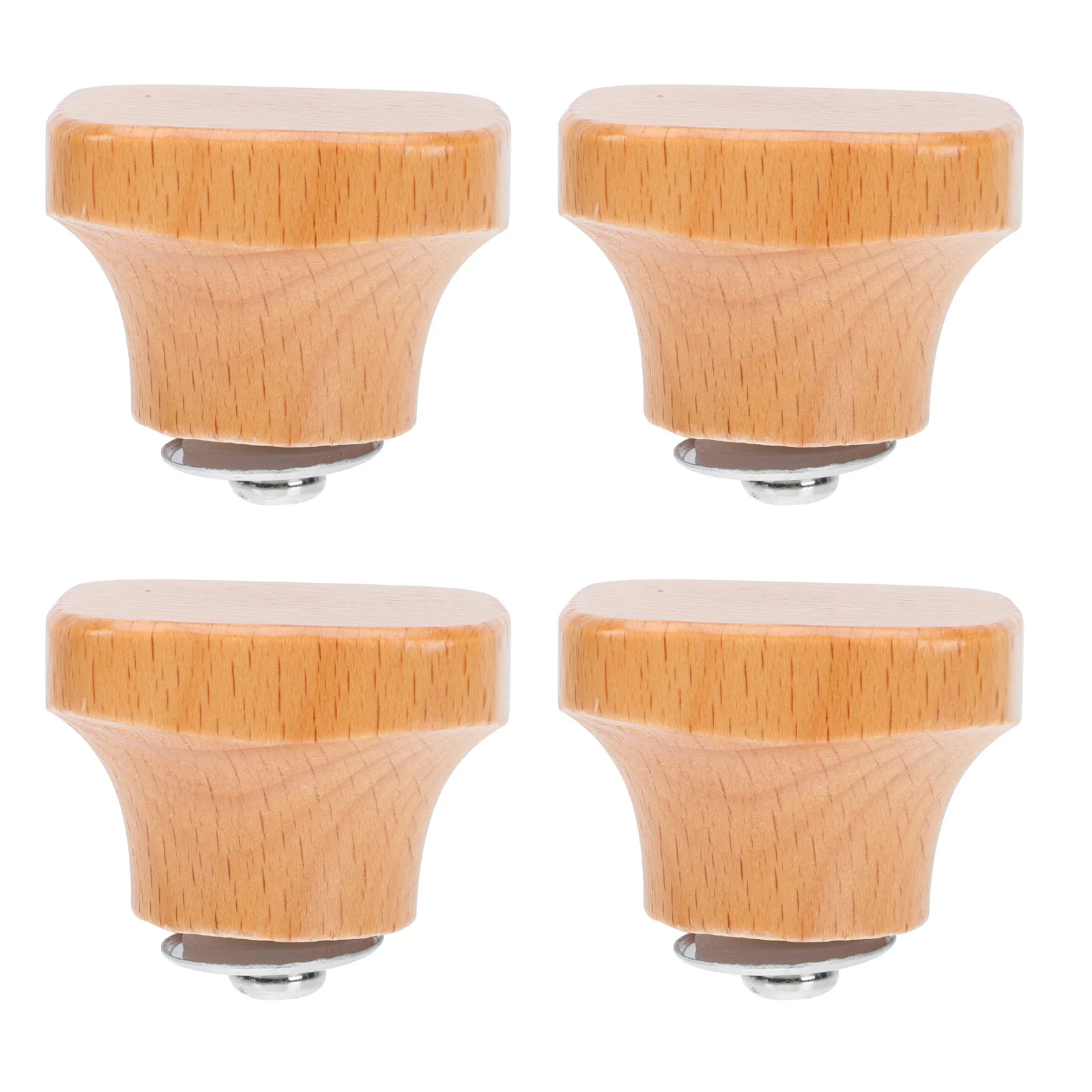 

4pcs Pot Lid Handles Wooden Replacement Knob For Universal Cookware Non-Slip Pan Lid Grip Cooking Accessory Kitchen