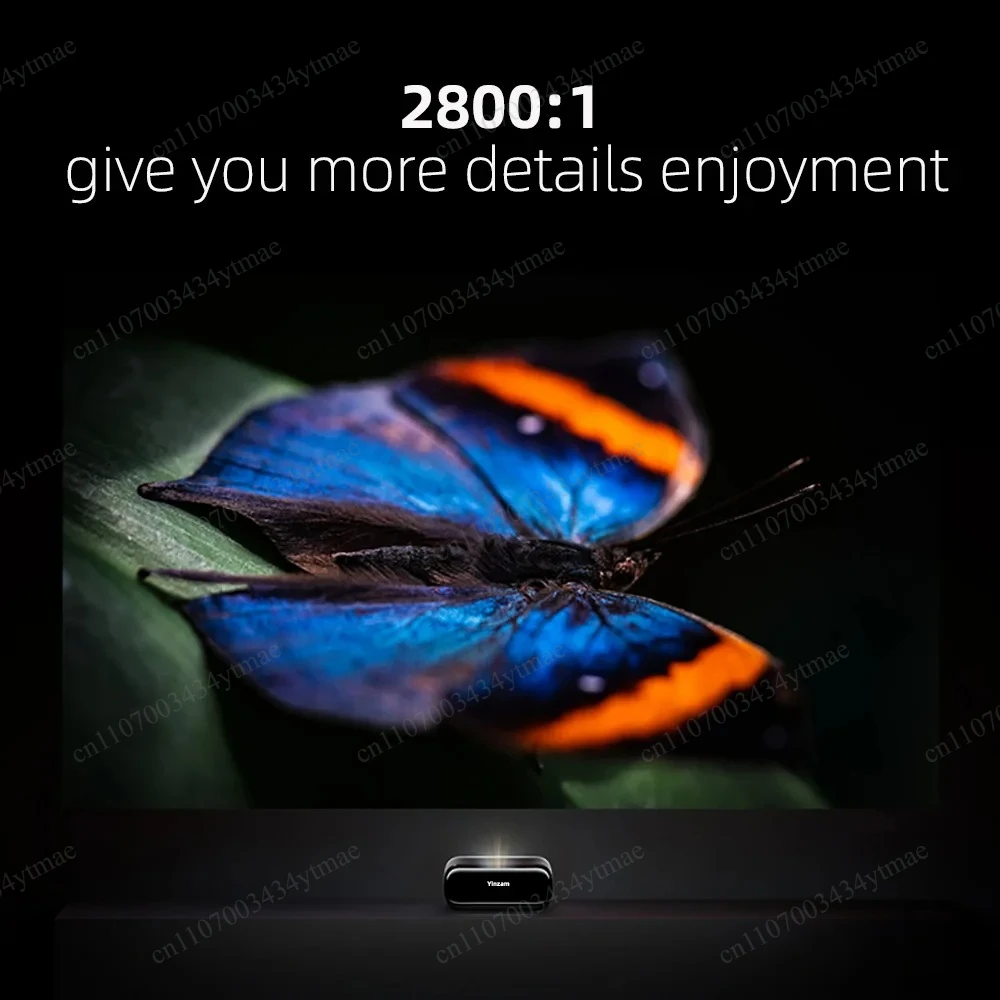 O2Ultra 4K Smart Laser Projector, Ultra Short Throw 0.18:1 Ratio, 4GB 64GB Memory WiFi6 EARC For Home Cinema Video Playback