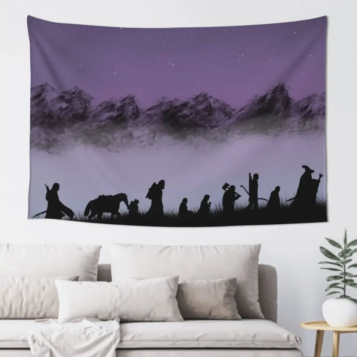 The fellowship of the ring Tapestry Decoration For Home Wallpapers Home Decor Tapestry