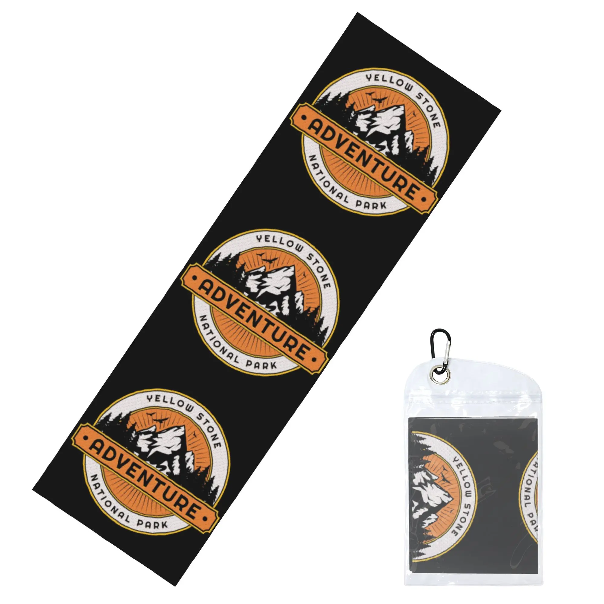 Yellowstone National Park Cold Exercise Towel Face Towel Quick Drying  Beach Breathable Cold Towel