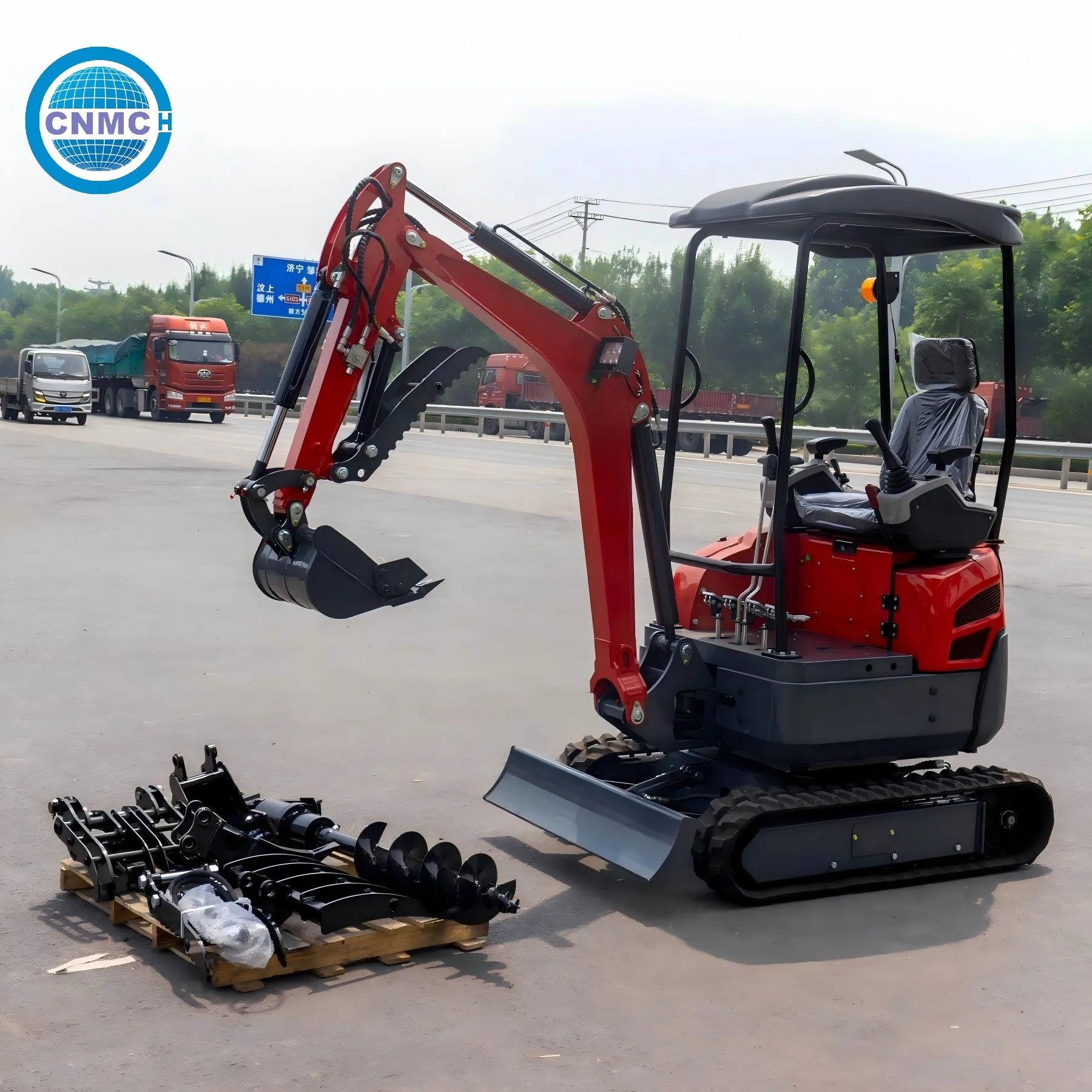 

CN-18 Mini Excavator Crawler Digger Hydraulic Mechanical Farm Garden High-performance Portable Customizable Made in China