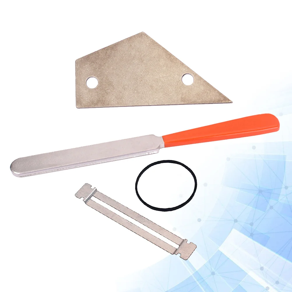 

4Pcs Guitar Fret Crowning File Leveling Tool Accurate Edges Protector Shims Durable Stainless Steel Set Guitar Fret