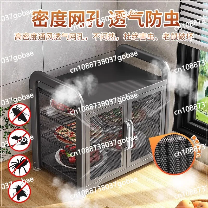 Storage Cabinet Breathable Household Vegetable Cupboard Shelf Vegetable Cabinet