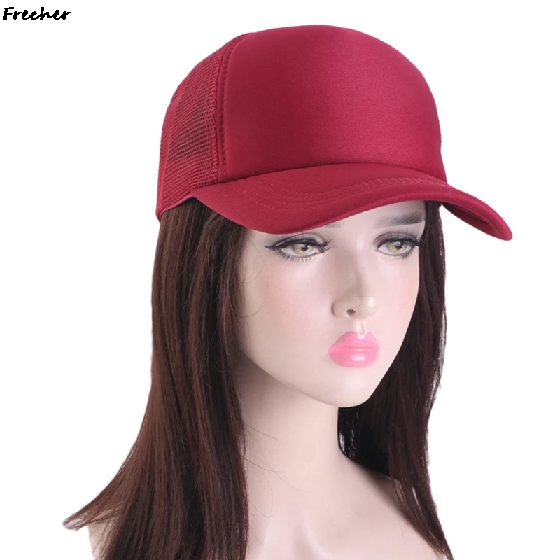 Pure Color Summer Baseball Cap Unisex Mesh Patchwork Sun Hat Adjustable Buckle Visors Caps Outdoor Sports Golf Hats Breathable