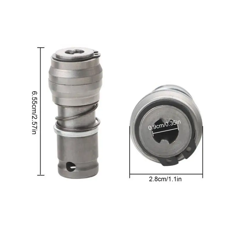 Imagem -06 - Adaptador de Chave de Impacto sem Escova Elétrica Broca Eixo de Martelo de Aço Cabeça de Conversão Adaptadores de Soquete à Prova d Água