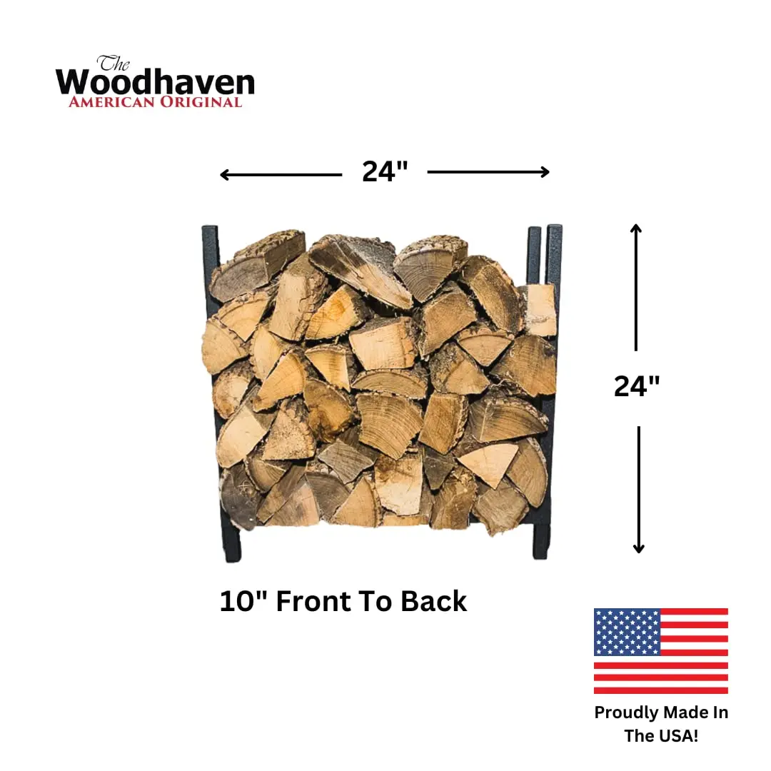 2-Foot Raised Firewood Rack, 1/8 Cord Without Cover| Made in USA