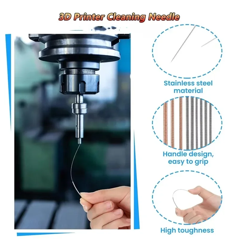 10Pcs Stainless Steel Cleaning Nozzle Tool Car Windscreen Washer Jet Kit For 3D Printer Gas Stove Shower Head Maintenance