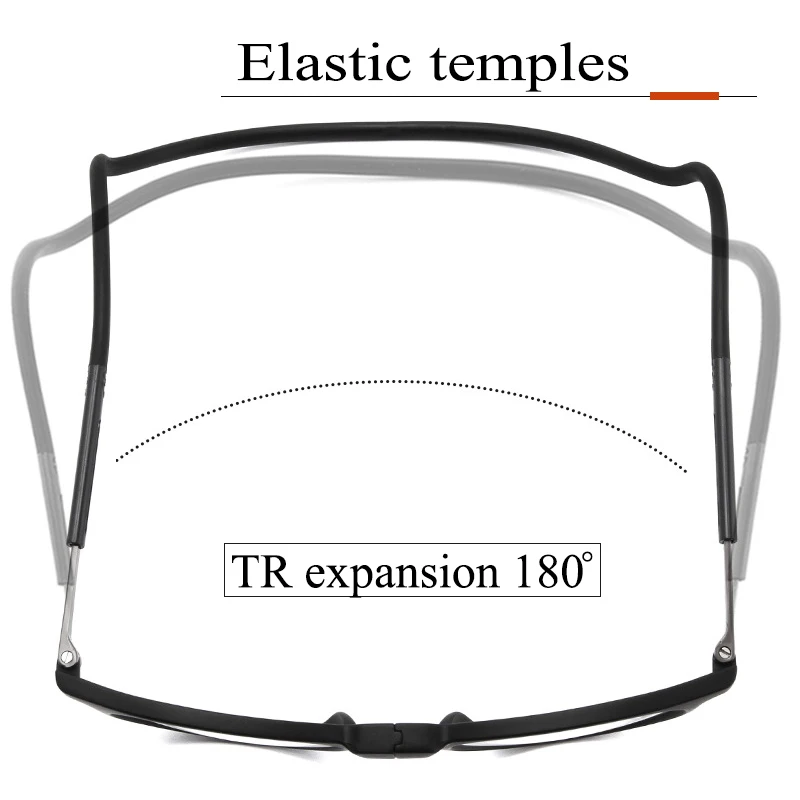 New Magnet Hanging Neck TR90 Reading Glasses Men\'s Women Anti-Blue Light Portable Ultra-light Computer Spectacles Round-Frame