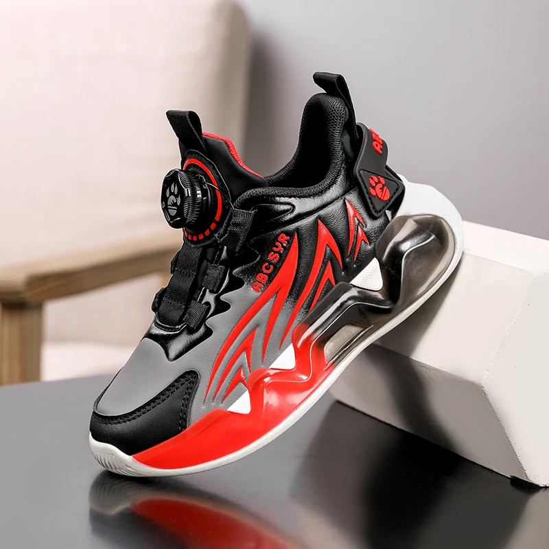 

Children Casual Shoes 2025 New Deisgn PU Leather Sneakers for Kids Anti-skid Wear-resistant Sports Shoes Boy Girls Trainers