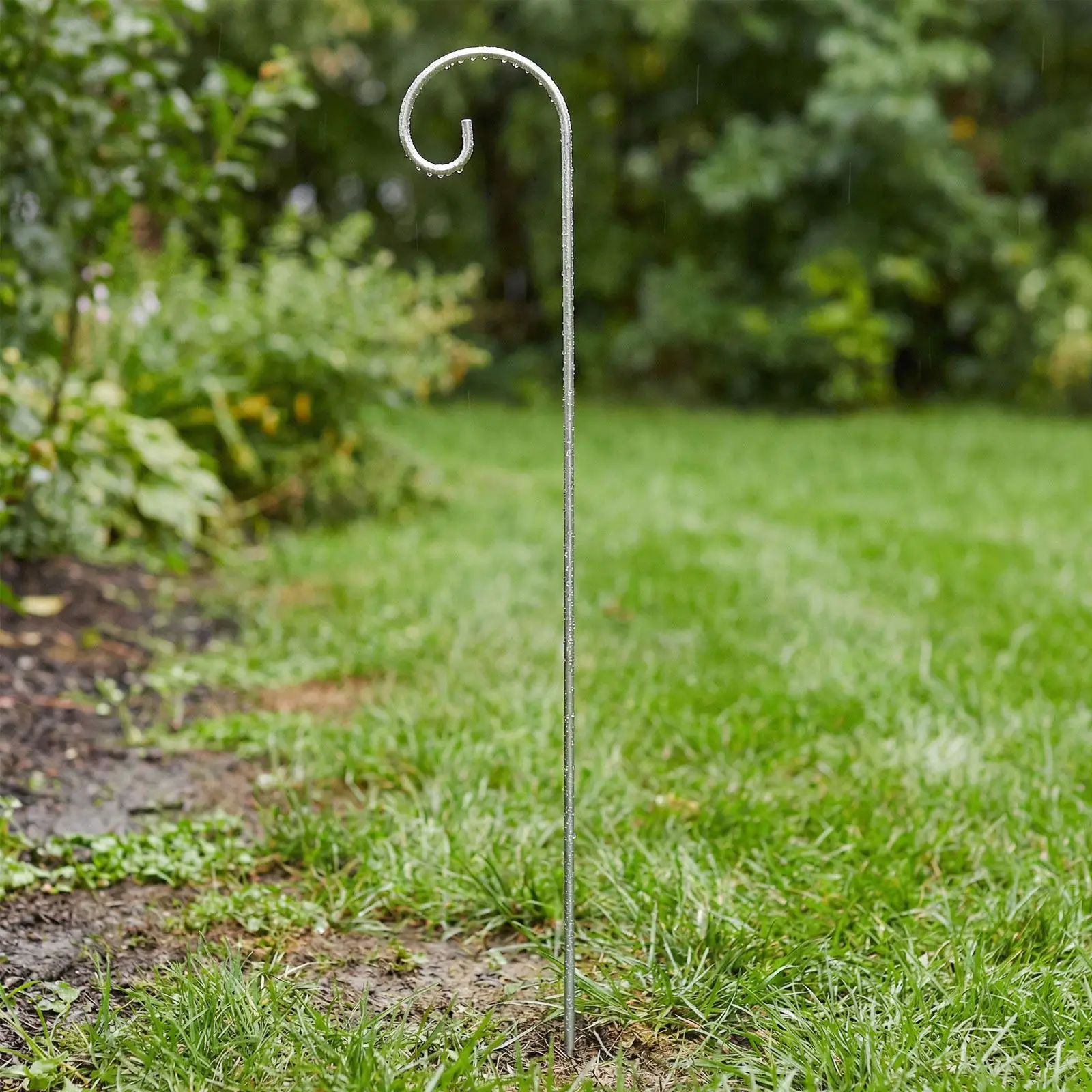 12Pcs Metal Shepherd Hooks for Outdoor Use 3x300mm Plant Label Holder Garden Lantern Light Hangers Garden Hooks for Plants