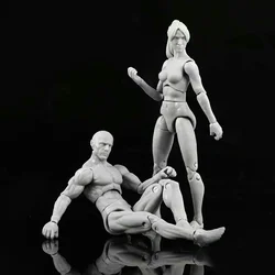 3.75-inch Figma Action Figure Toys Artist Joints Movable Limbs Male Female 10.5cm Body Model Mannequin Art Sketch Draw Dolls