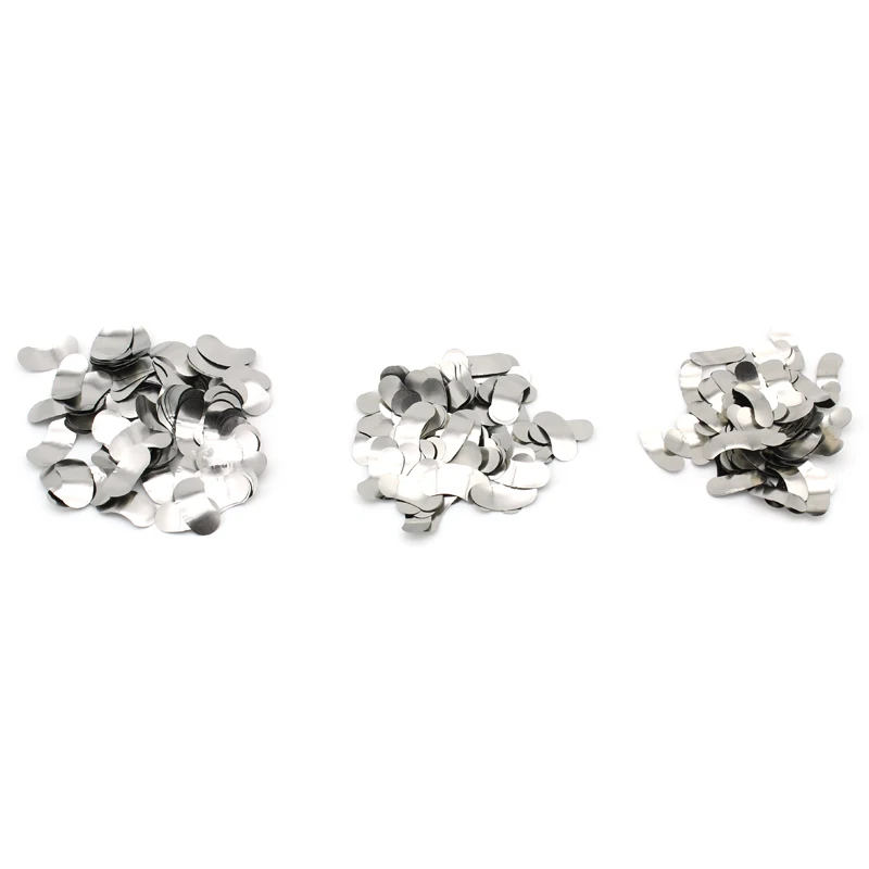 Anéis De Matriz Dental Contorneados, Anéis De Metal, Anel De Matriz, Cunhas Delta, Faixas De Enchimento, 100 Pcs, Conjunto