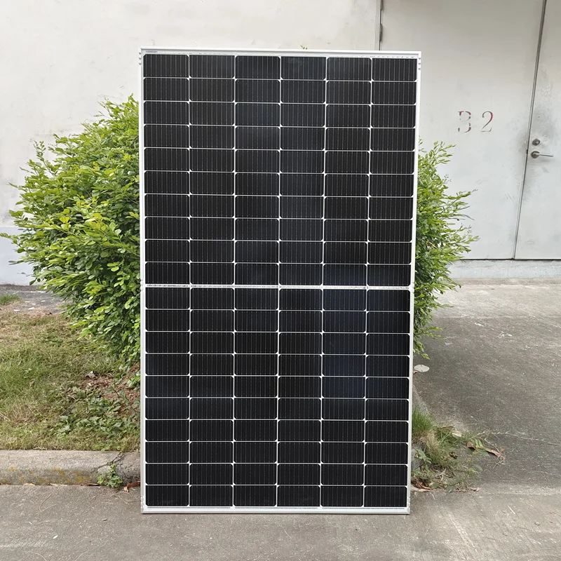 Bifacial Monocrystalline Tempered Glass Solar Panel 450W PV Module Split Cell MBB Solar Charger Off On Grid System House Roof