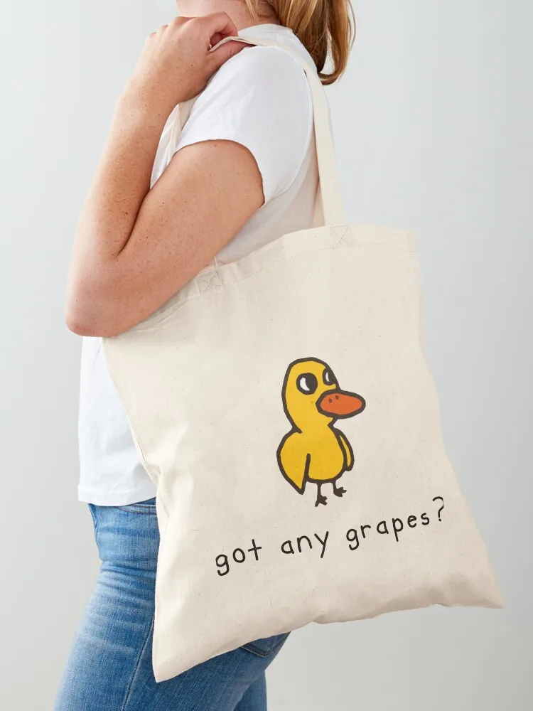 got any grapes? Tote Bag cute pouch bag Cloth bags Fabric bag Woman shopper