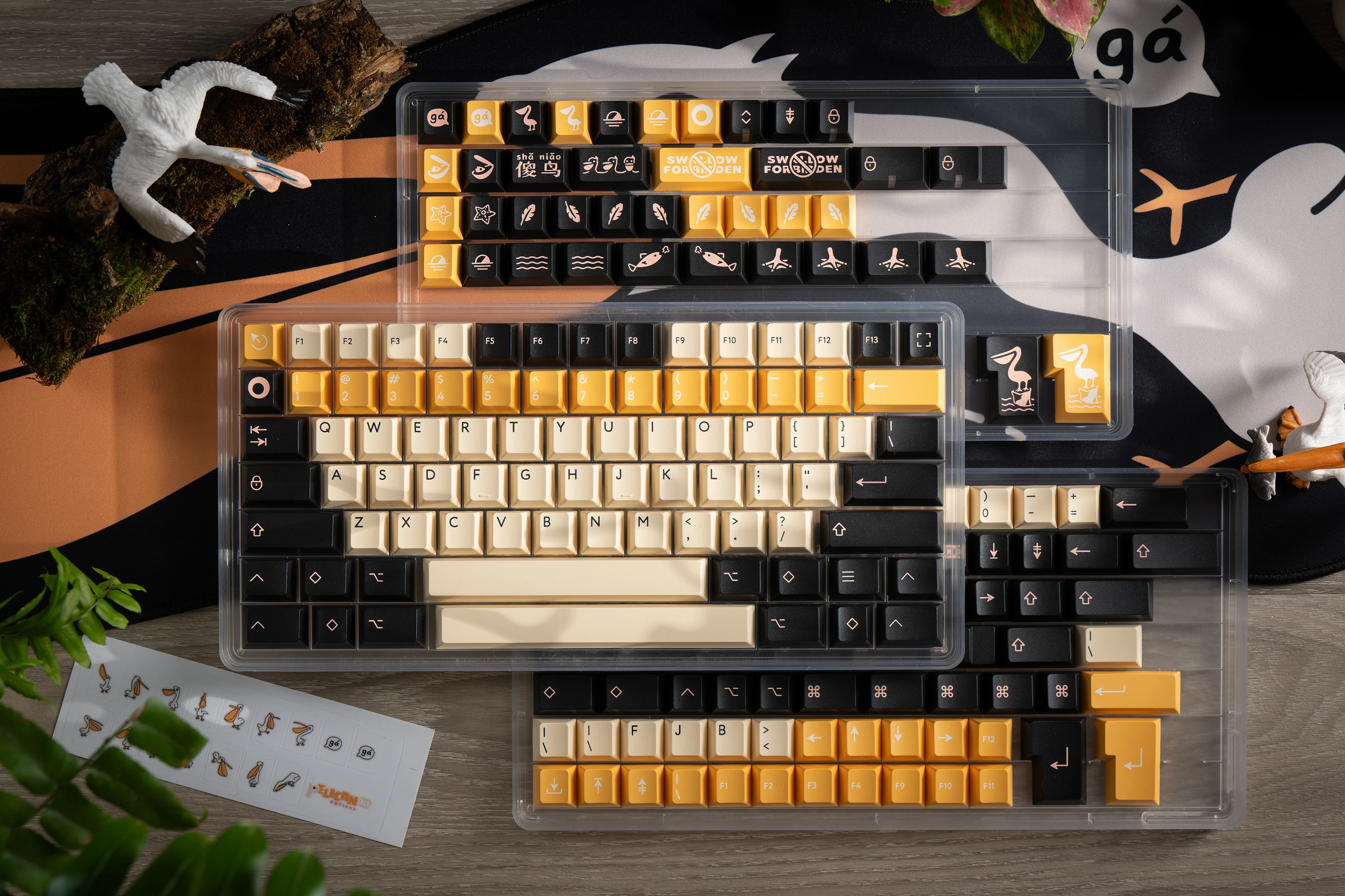 [Base kit] PBTfans Pelican R2 ABS material Cherry profile Doubleshot Cherry MX switches and MX-style clones