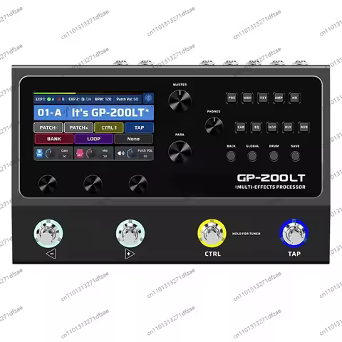 Guitar Bass Amp Modeling IR Cabinets Simulation Over 240 high quality effects uncompromised sound Valeton GP-200LT