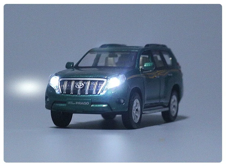 High Simulation Exquisite Diecasts&Toy Vehicles: ShengHui Car Styling TOYOTA Land Cruiser Prado SUV 1:32 Alloy Diecast Car Model