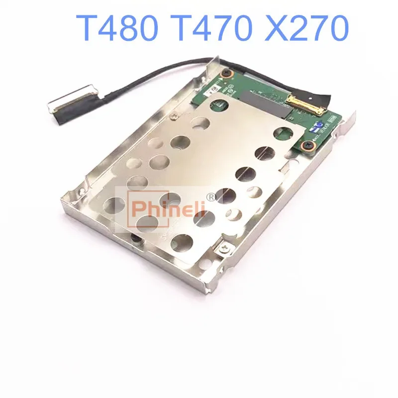 جديد لينوفو ثينك باد X270 A475 T470 T480 SSD HDD NVMe M.2 محول العلبة والكابل PCIE NVME #2