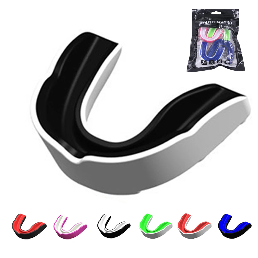 4Pcs Mouthguard Slim Fit For Adults Junior Mouth Guard Boxing, Basketball, Lacrosse, Football, MMA, Martial Arts All Sports