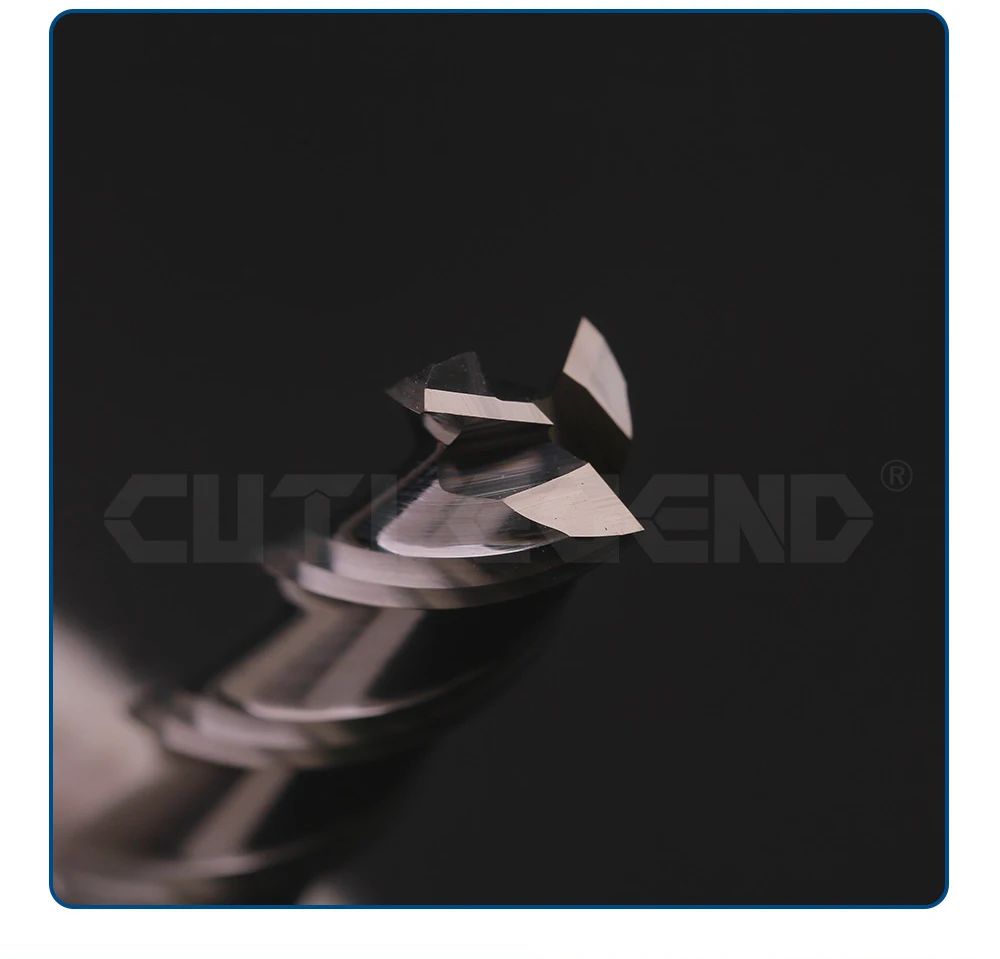 HRC55 3F Schaftfräser 3 Schneiden Aluminium-Fräser CNC Hochleistungs-Bearbeitungswerkzeug Wolframkarbid 1-12MM 10 Stück Schaftfräser – Detail 9