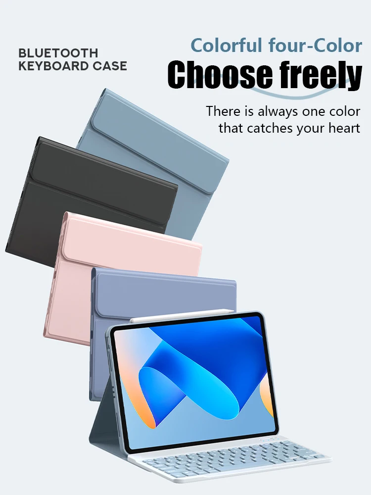 Bluetooth Keyboard Wireless Mouse For Huawei MatePad Pro 11 air 11.5 Case 2023 2022 SE 10.4 V7 V6 for honor X8 X9 12 12.1 키보드