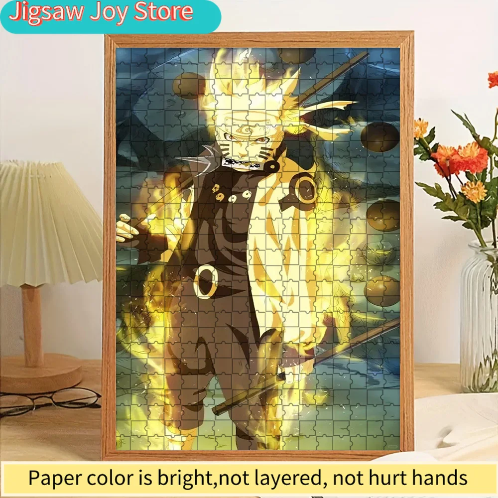 

Пазл из бумаги с изображением Наруто Узумаки в режиме Шестипутного Мудреца и Золотой Чакры, премиум-качество, высококачественная печать, гладкие детали без заусенцев