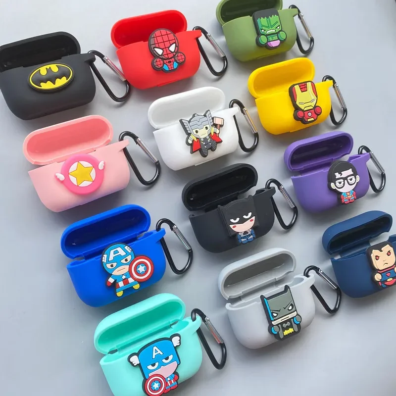 Custodie per auricolari Cartoon per Airpods Pro2 Custodia protettiva per Apple Airpods Pro Air Pods 1 2 3 Nuova custodia morbida Sillione