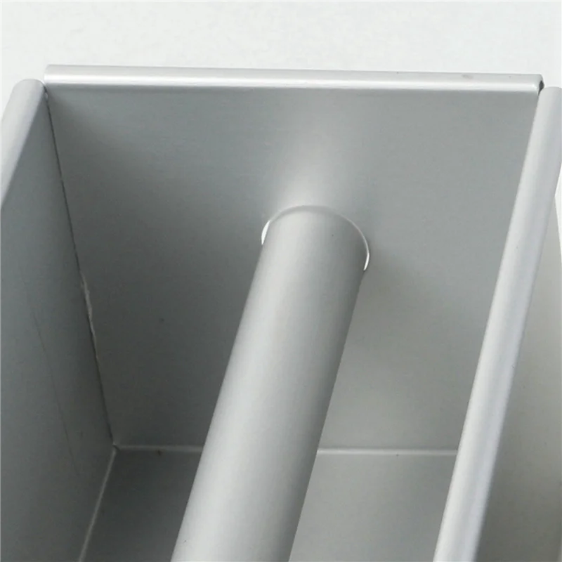 AA81-2X Long Cake Baking Pan Non-Stick Flowing Heart Cake Mold Square Bread Loaf Pan With Center Tube Cake Tools