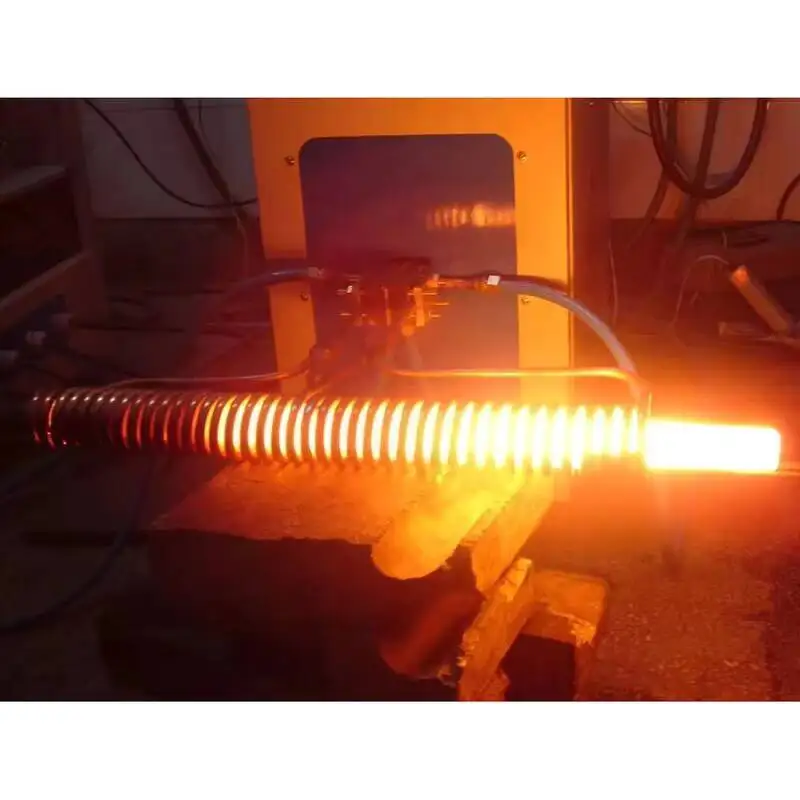 ギアシャフト焼入用超音波誘導加熱装置