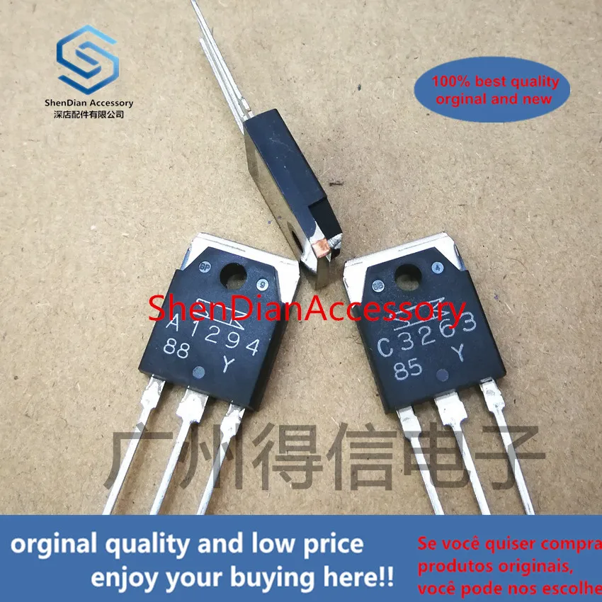 1pairs 100% orginal new 2SC3263 2SA1294 1294 3263  real photo