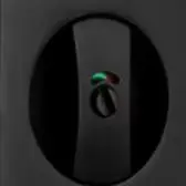 

Flush Mounted Privacy Pocket Door Lock with Color Indicators Zinc Alloy Construction Offering Resistance to and Wear