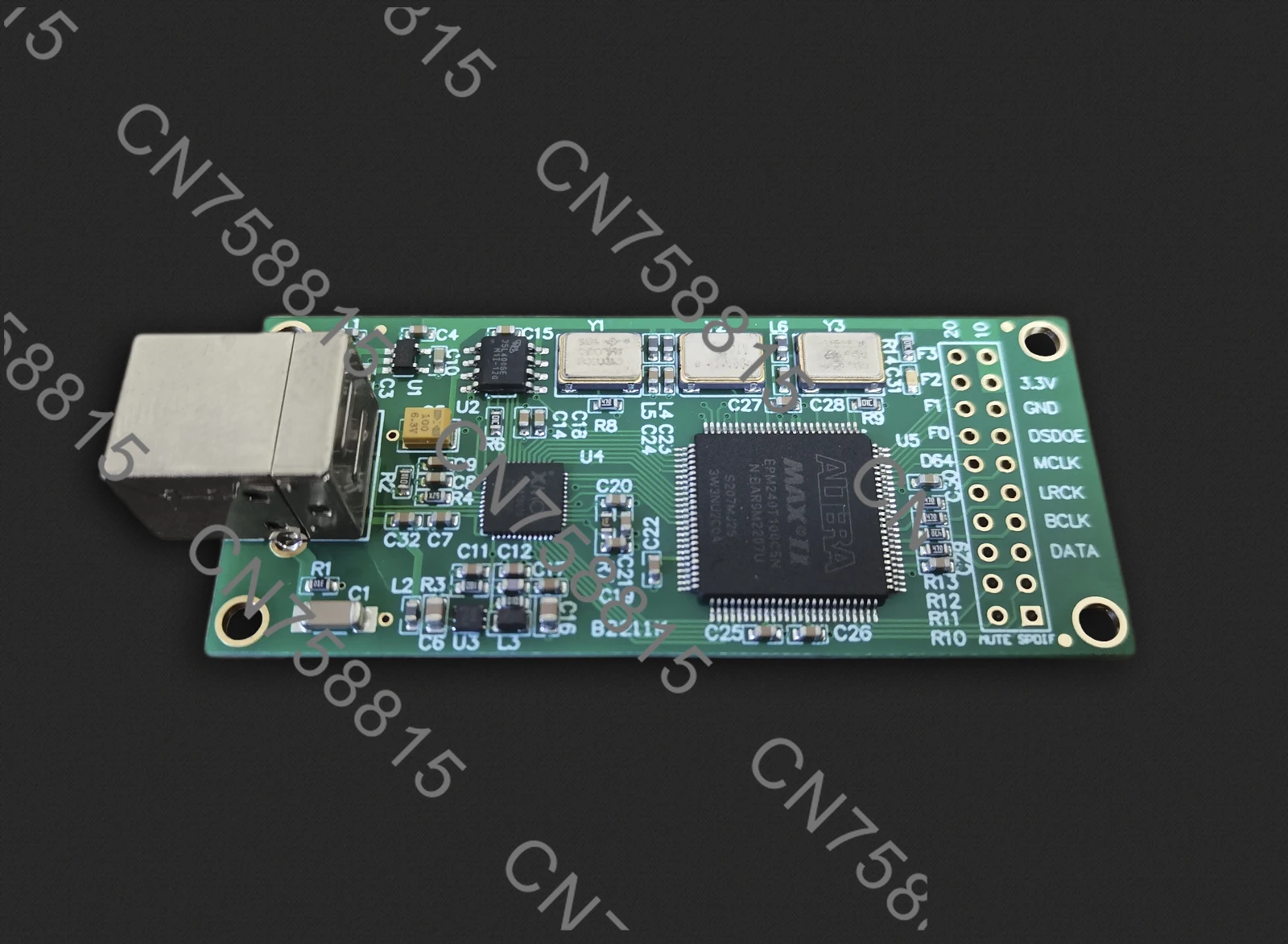 

XMOS XU208 Модуль цифрового интерфейса USB USB к шаговую плату I2S/IIS DSD256/PCM384