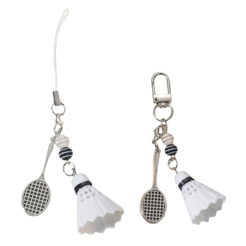 Highly Recommended Badminton Keychain Beautiful Design for Key Organization M76B