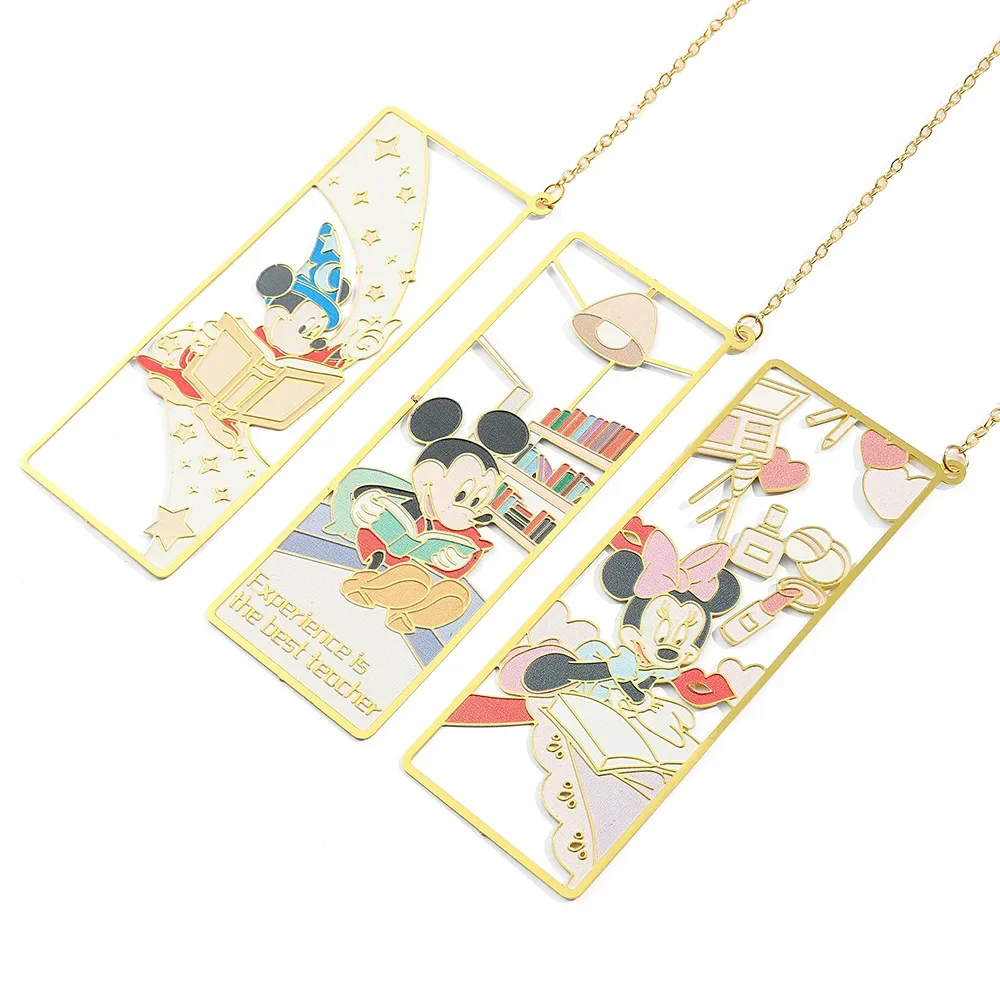 Cartoon Disney Creative Metal Bookmark for Book Lovers Women Men Kids Fans Collection Graduation Back To School Gifts