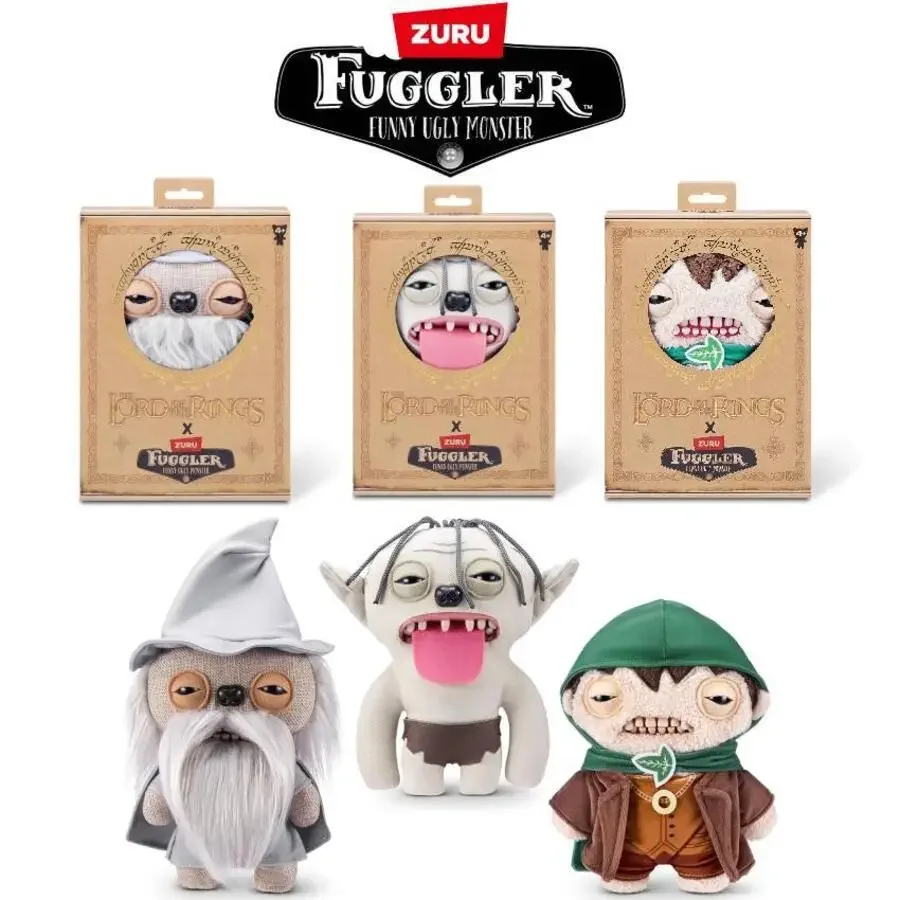 Genuine Fuggler Teeth Monster Lord Of The Rings Series Plush Toy DC Superman Batman Harley Quinn Doll Ugly Cute Soft Trendy Gift