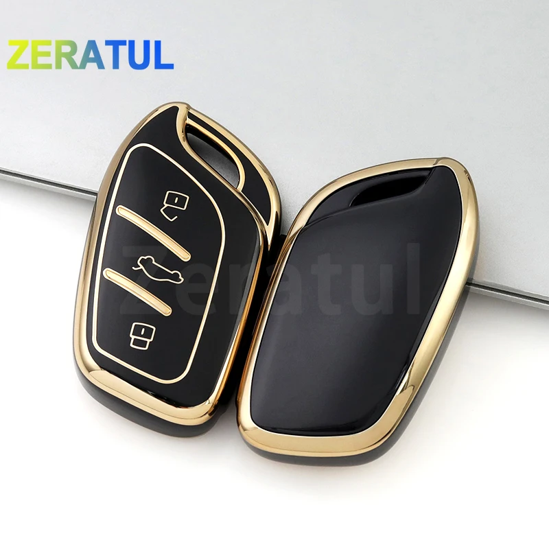 Soft TPU Car Key Case Cover Auto Remote Shell Fob Holder for MG ZS HS 5 6 EZS for Roewe RX8 RX5 RX3 I6 I5  Keyless Accessories