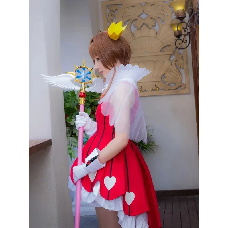 

44.8" Length Cardcaptor Clear Card Kinomoto Sakura Cosplay Star Dream Stick Magic Wand Halloween Party Costume Props jd;2
