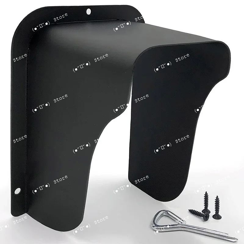 

doorbell rain cover outdoor doorbell sunscreen box metal socket rain cover visual access control machine waterproof cover