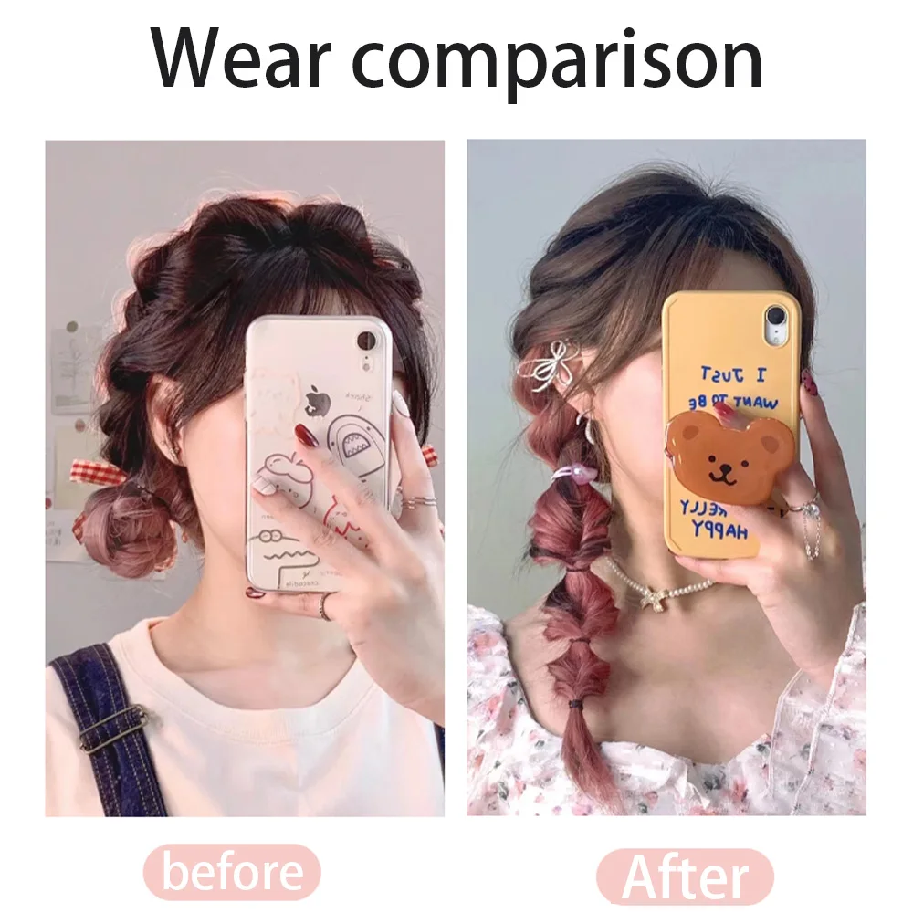 Synthetic Bubble Twist Ponytail High  Elastic Band Hair Extension Wig For Women False Fake Hair Pony Tail Hairpieces