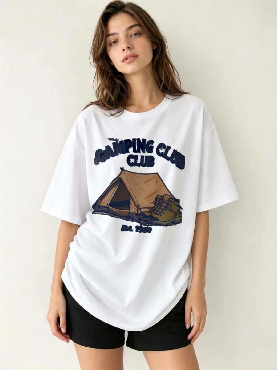 Camisetas de Algodón para Mujer, Estilo Profesional, Silueta Excelente, Liderazgo, Éxito, Ejecutiva, Gerente