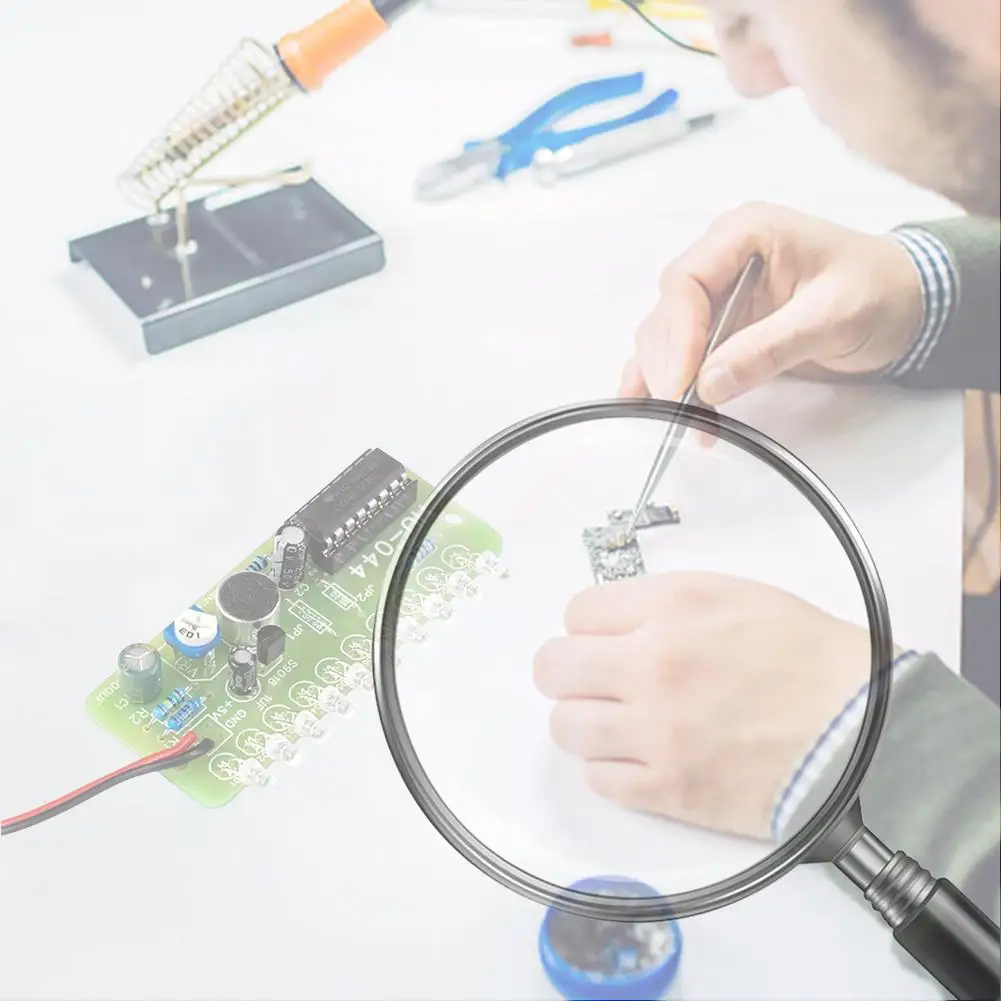 

Color Light DIY Electronic Kit CD4017 Water Flowing LED Light Suite Fun Electronic Production