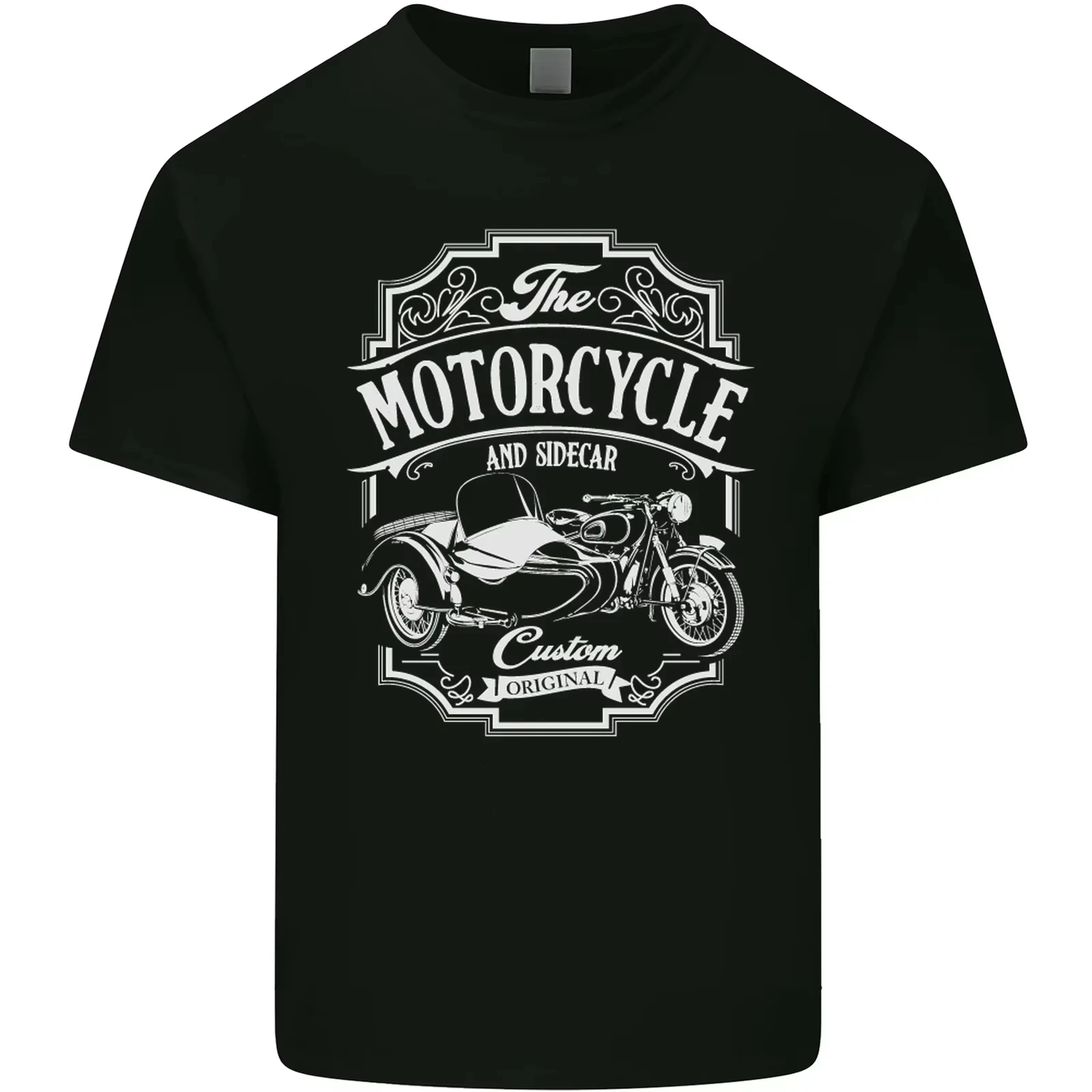 

Classic Riding T-shirt Men's Creative Motorcycle Top Men's and Women's Same Summer Cotton Short-sleeved Trend Versatile T-shirt