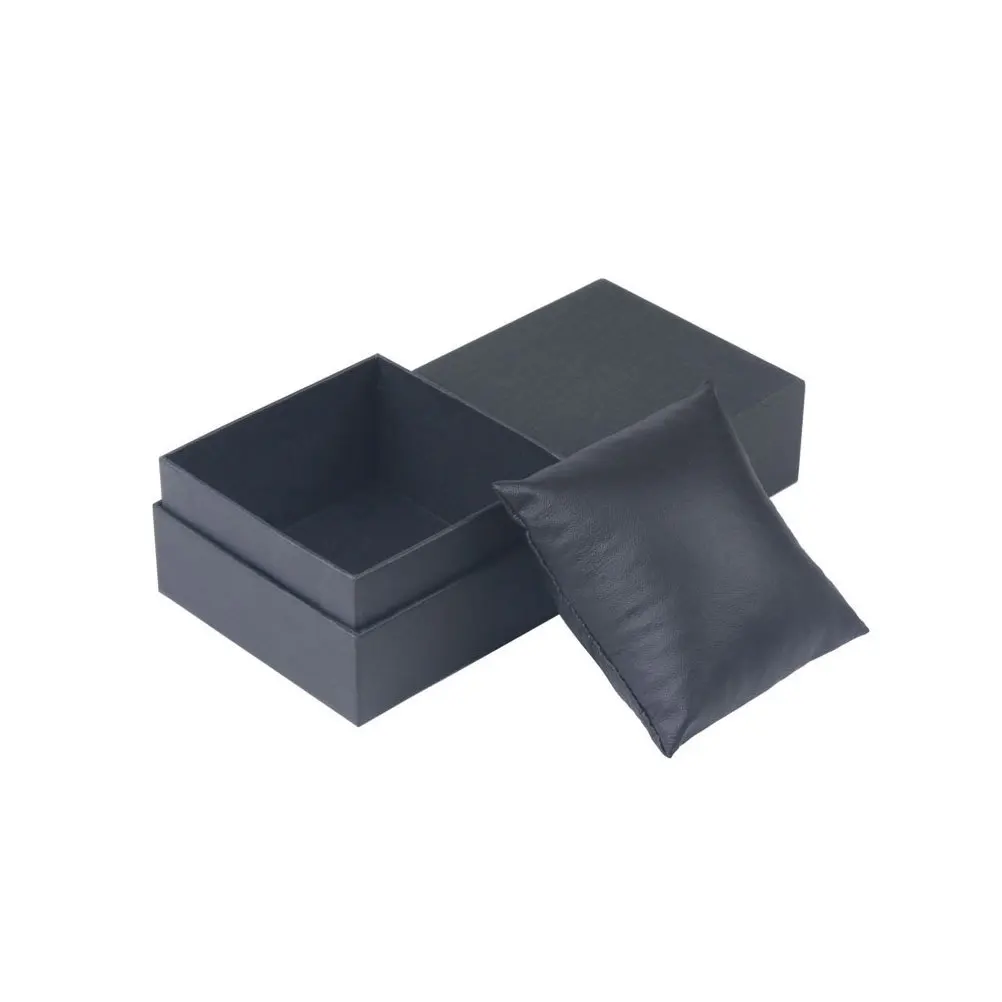 

2Pcs Watch Boxes Black Durable Material Elegant Design Shop Display Jewelry Organizer Long-Lasting High-End Packaging