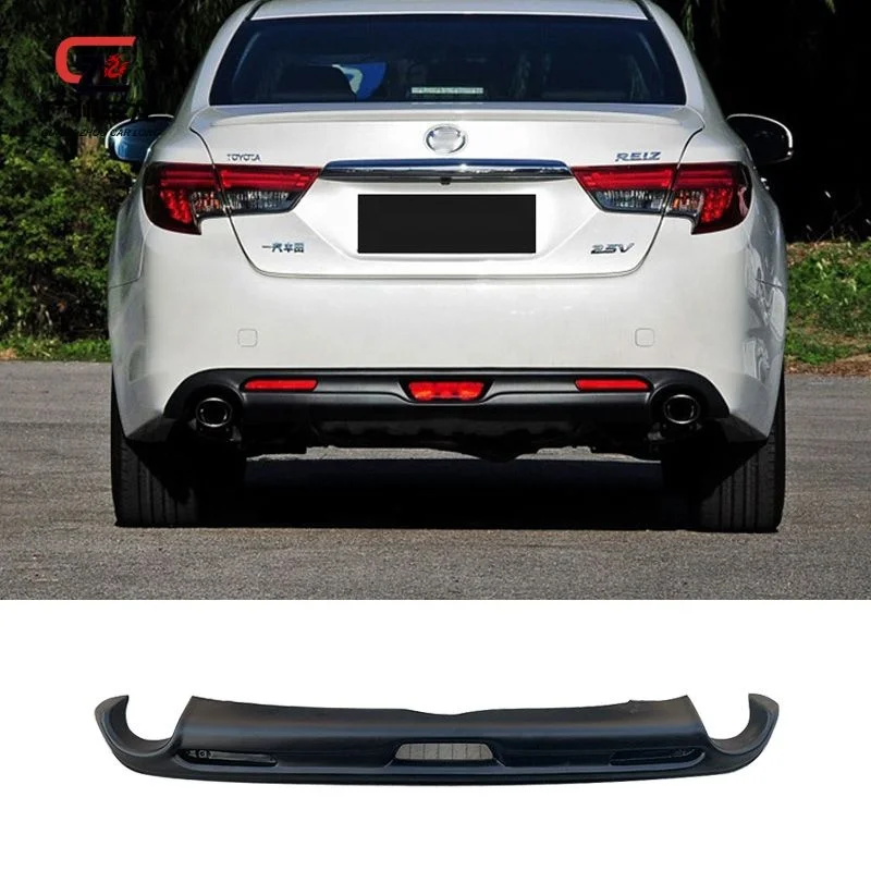 

Factory Direct PP Plastic Car Bumper Rear Lip Rear Diffuser for Toyota Reiz Mark X 2013-2014 Car Bodykit