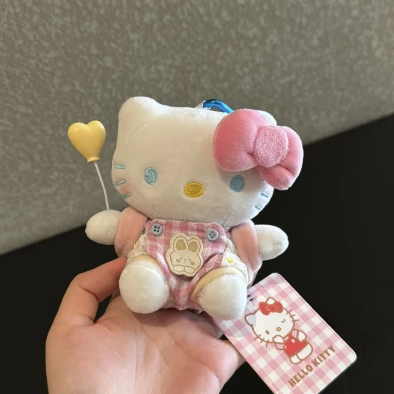 الأصلي مع علامة لامب البيانو القطيفة قلادة مرحبا كيتي دمية حقيبة المفاتيح