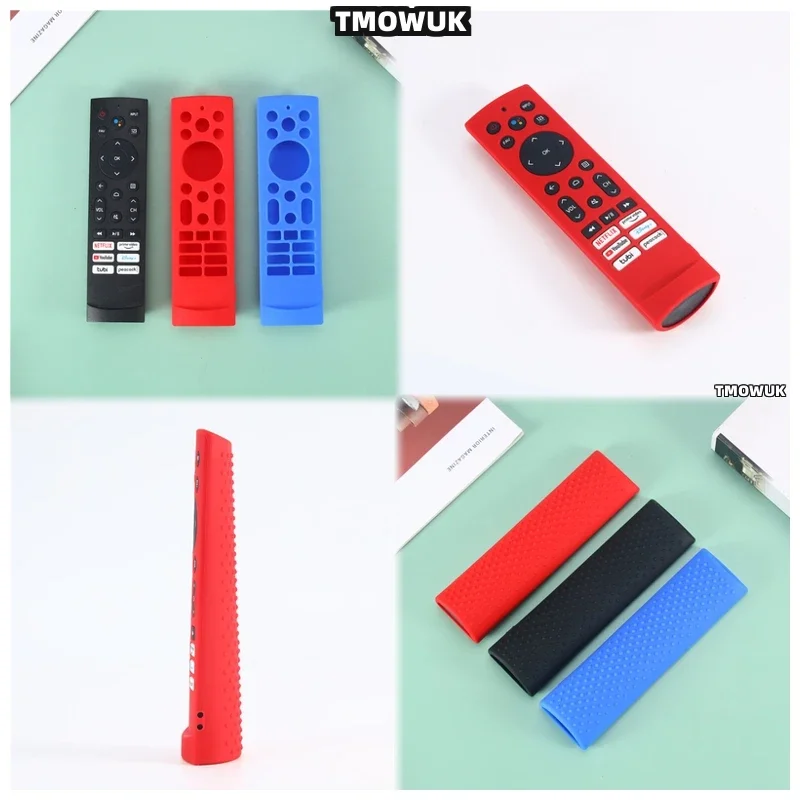 

For Hisense ERF3A90 TV Remote Control Silicone Protective Cover Case Anti-scratch Shockproof Anti-drop TMOWUK